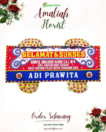 Papan Bunga Ucapan Selamat Selokbesuki