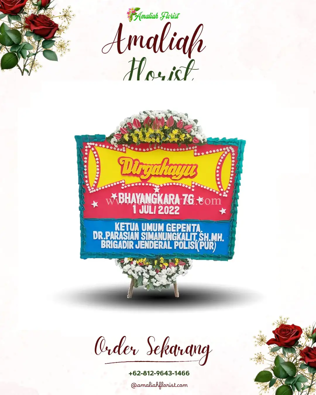 Papan Bunga HUT Ulang Tahun Selokbesuki